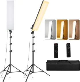 Sedgewin 313046666681 Led Video Light Kit 23.6 Inch 2 Pack Photography Lighting 2500-7500k Dimmable Photo