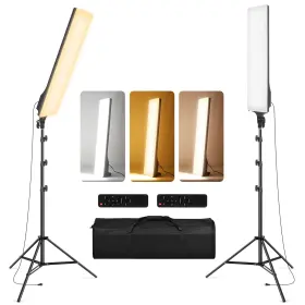 Changdengban-1 Sedgewin 23.6 Inch Led Video Light 2-pack Full Screen Photography Lighting Kit 2500-7500k