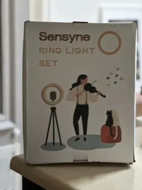 Sensyne 445002026017 10ftft Ring Light With 50ftft Extendable Tripod Stand Led Circle Lights