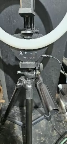 Sensyne 696573456513 10 Ring Light With 50 Inch Extendable Tripod Stand Led Circle Phone Mount