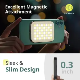 Sensyne 704090732864 Magnetic Selfie Light Led Fill Compatible With Magsafe Iphone Android Ipad #3