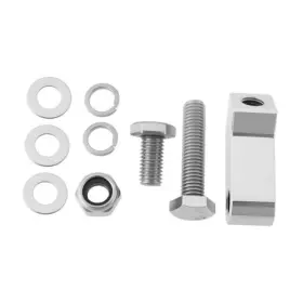 Sg Store 701-a-vr 1 Set Motorcycle Main Light Installation Bracket Lamp Holder Kit For 3/4 Silver