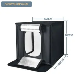Sh-syp-02-40 Sh Portable Foldable Photo Studio Box With Led Light And 5 Backgrounds For Cameras