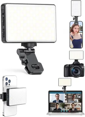 St120b Shenzhenshi Bafang Tenologhy Co. Ltd 313030916945 120 Led Selfie Light For Phone With Front And Back Clip 3 Mode Cri 95 2500