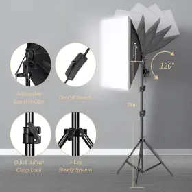 Showmaven 810158421509 Lighting Kit Photography 6.5ft X 10ft Background Support System And Umbrella #2