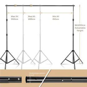 Plk72 Showmaven Photography Lighting Kit Softbox With Photo Backdrop For Produc #3
