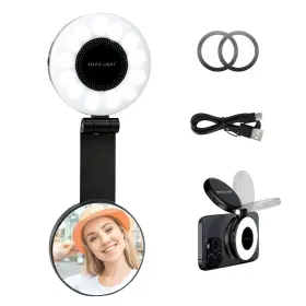 Sijiluz 741654719992 Magnetic Selfie Light For Iphone With Mirror Foldable Fill Wit