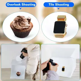 Skushops 755225767626 Mini Photo Studio Box Photography Shooting Light Tent Kit Foldable Led #3