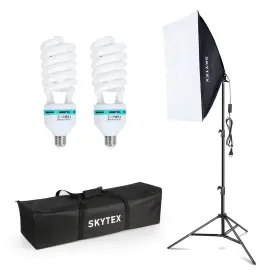 Skytex 768492283317 Softbox Lighting Kit 1pack Continuous Photography With 20x28 Inch