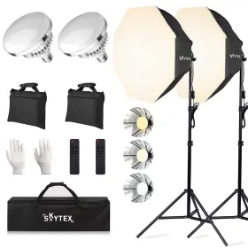 Led870 Skytex Octa Softbox Lighting Kit Upgrade Continuous Photography