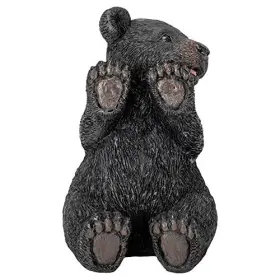 X4957 Slifka Sales Co. Sitting Black Bear 5.5 X 5 Resin Table Top Cell Phone Holder Figurine #2
