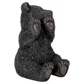 X4957 Slifka Sales Co. Sitting Black Bear 5.5 X 5 Resin Table Top Cell Phone Holder Figurine #3