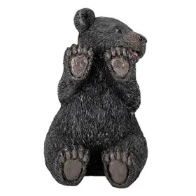 X4957 Slifka Sales Co. Sitting Black Bear 5.5 X 5 Resin Table Top Cell Phone Holder Figurine