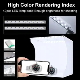 Slow Dolphin 646690761809 Photo Studio Light Box For Jewellery Small Items Folding Photography Portable Us #2