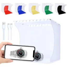 Slow Dolphin 646690761809 Photo Studio Light Box For Jewellery Small Items Folding Photography Portable Us