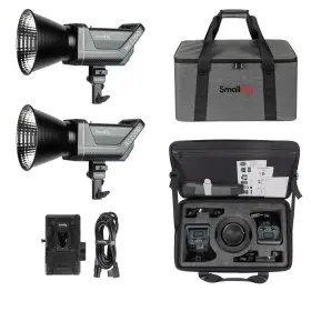 220d Smallrig 4009 Rc 260w Daylight Cob Led Video 2-light Kit #4009