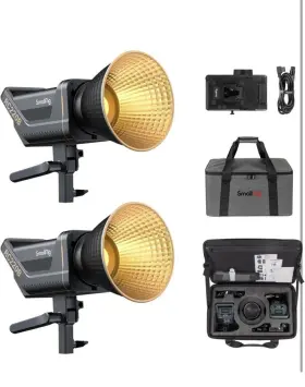 220b Smallrig 4010 Rc 2 Pcs 220w Bi-color Led Video Light 2700k-6500k