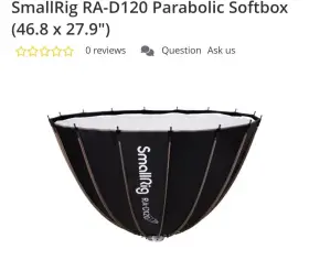 Ra-d120 Smallrig 4140 Parabolic Softbox Quick Release 46.8 X 27.9 Inch #3