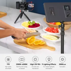 P200 Smallrig 941590010830 Led Video Light Panel 10 Inch Key 2500-6500k 98 Cri 192 Beads #2