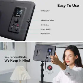 P200 Smallrig 941590010830 Led Video Light Panel 10 Inch Key 2500-6500k 98 Cri 192 Beads #3