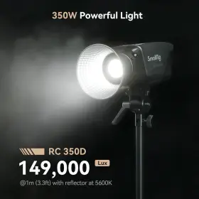 350d Smallrig 941590011141 Rc Cob Daylight Led Video Monolight 5600k Camera Studio Light #2