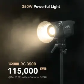 Xcz9255 Smallrig Rc 350b 350w Bi-color Cob Led Video Light 115 000lux 1m Cri 95 Tlci #3