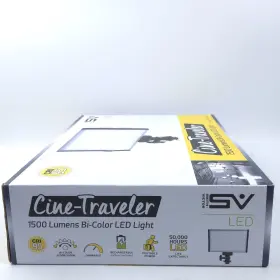 401602 Smith-victor No Batt Cine-traveler Bi-color 1500 Lumens On-camera Led Light Kit #2