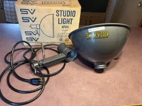 Ap12a Smith-victor Vintage 12 Inch Industrial Photography Studio Light With Box