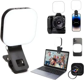 F-622 Smvchen Video Conference Light Rechargeable With Clip Suitable For Phone