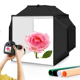 Sobalai 785249178290 Upgrade 16 Inch X16 Photo Studio Light Box And Soft With 480 Adjustable Led Li