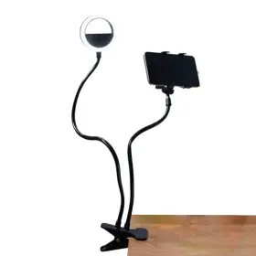 Socialite 706084660054 Flexible Arm Phone Holder - Ring Light Clamp Mount For Desk Bed Office You