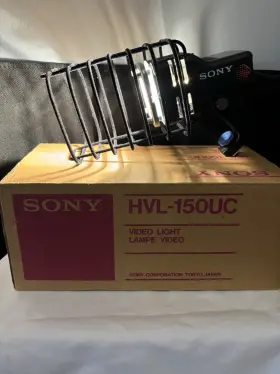 Hvl-150uc Sony Hvl-150 Video Light - Vintage 8mm/vhs/hi8/vhs-c/beta Illumination Japan
