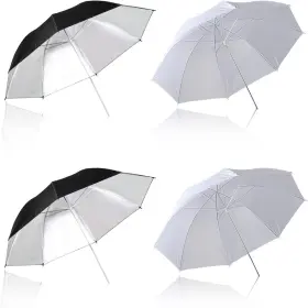 Soonpho 313036062028 4 Pack Photography Umbrella Lighting Kit 33in And 43in Reflector Soft Umbrellas