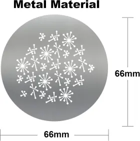 T4093 Soonpho 12-pack Round Gobo Kit 66mm Metal Plate With Different Patterns Work #2