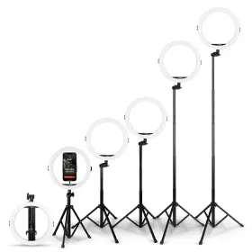 Squatz 842893155623 11 Led 12w Selfie Ring Light R11 With Wired Control Tripod Stand 6 Se