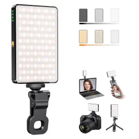 Starbea 768681516837 Light 120leds Selfie With Clip And Tripod Cri 95 3000mah 2500k-9000k 3
