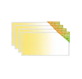 A-sc-24a40 Sterling Creations 4p 4 Pack 2x4 Led Flat Panel Light. Drop / Recessed Ceiling Light Edge Lit Fixtu