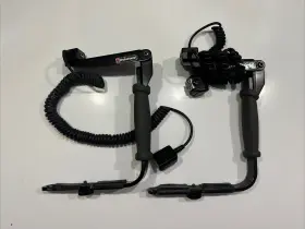 Sc-28 Stroboframe Flash Bracket Lot Of 2 - With Nikon Cables