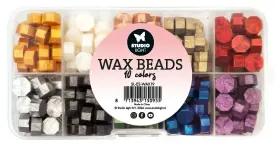 5a0023gf-1g6mb Studio Light Essentials Wax Beads-nr. 19 Metallic Colors