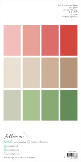 5a0023kn-1g6j9 Studio Light Unicolor Essentials Paper Pad 11.8 Inch X5.9 24/pkg-nr. 221 Classic Chr #3