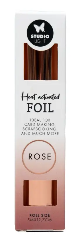 5a002bfr-1gdy9 Studio Light Essentials Hot Foil 5 Inch X16ft-nr. Rose