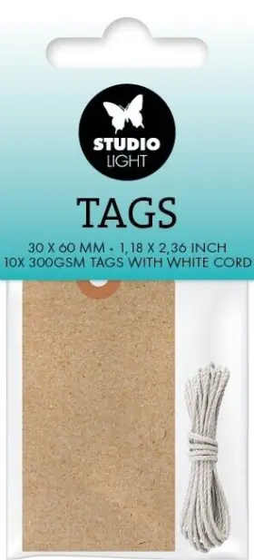 Lcotag02 Studio Light Consumables Tags 10/pkg-nr. 02 Small