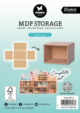 Lesmdf10 Studio Light Mdf Storage Essentials-nr. 10 Basic Box