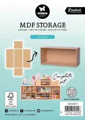 Lesmdf11 Studio Light Mdf Storage Essentials-nr. 11 Big Box
