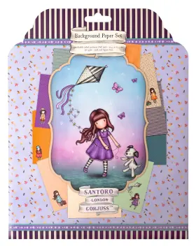 Oresps28 Studio Light Gorjuss Background Paper Set-nr. 28 10 Sheets
