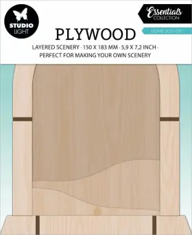 Slespw02 Studio Light Essentials Plywood-nr. 02 Dome Scenery