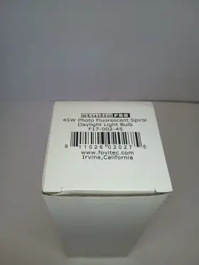 F17-002-45 Studio Pro Brand New Fovitec Standard 45w Photo Fluorescent Spiral Light Bulb