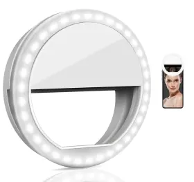 Sumell 703971394436 Selfie Ring Light Portable Clip With 36 Led For Live Streaming