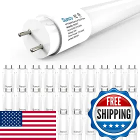 Sunco Lighting B0f41m861j 30 Pack T8 Led Bulbs 4 Foot 48 Inch Tube Light