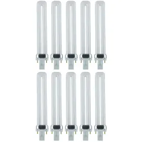 B01n0qre3n Sunlite Pl13/sp65k 13w Compact Fluorescent Gx23 2-pin Twin Tube Light Bulb 10-p